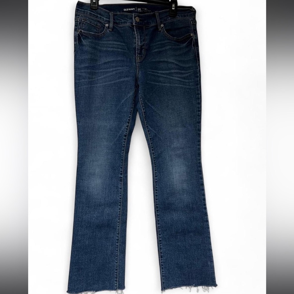 Old Navy Dark Blue Straight Leg Jeans